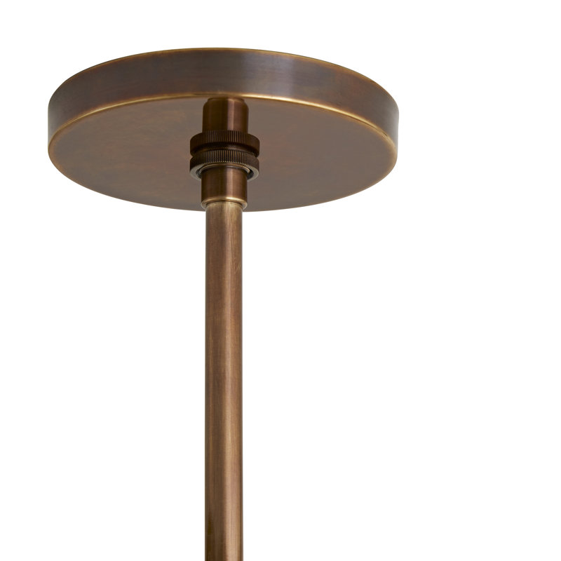 Harrison 6 - Light Chandelier, Heritage Brass