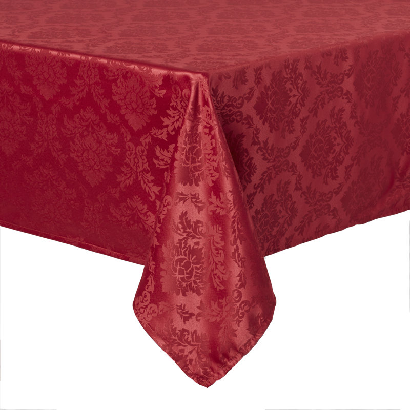 Wiesner Tablecloth, 84" W x 60" L, Burgundy