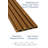 106" x 8.5" Outdoor European Siding System Composite Board Paneling, Weatherproof and UV-Resistant (Set of 2)-93595735
