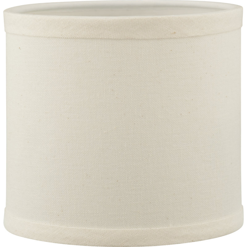 Abat-jour tambour en lin beige Armindo