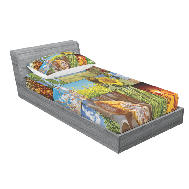 Microfiber Sheet Set, Twin XL Sheet Set + Fitted Sheet + 1 Pillowcase