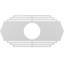 Médaillon de plafond 18 po x l 18 po x H 9 po x P 4 3/4 po x P 1/2 po Chrysler-40714707-40712886
