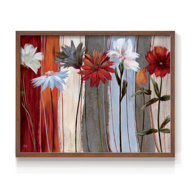 Spring Debut - Impression encadrée - Restickable, H 11 po x l 14 po, Noyer