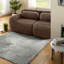 Canapés modulaires confortables, tissu chocolat moelleux, design moderne, parfait pour les salons