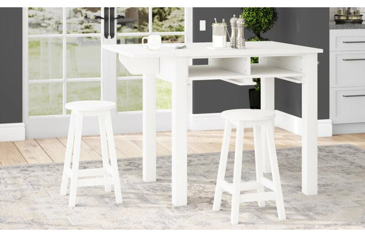 kitchen island with matching chairs