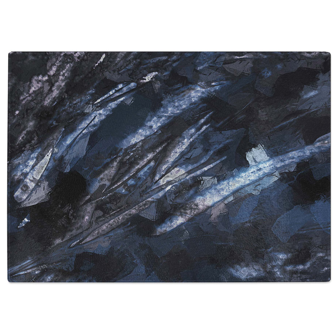 Tempered Glass Wild Ways in Abstract Chopping Board