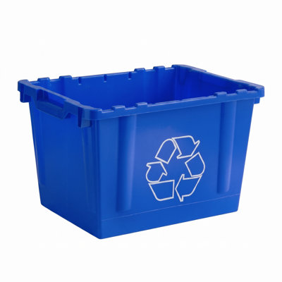 Bac de recyclage extérieur 14 gallons avec poignées ergonomiques