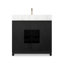 Millie Single Vanity-Satin Drifted Black Veneer-2067719179-2067719176