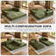 78.8''Sleeper Couch Bed for Livingroom,Convertible Modular Sofa with Armrest Pillow,Modular Foldable Corduroy Couches in a Box,No Assembly-1952439524-2066245283