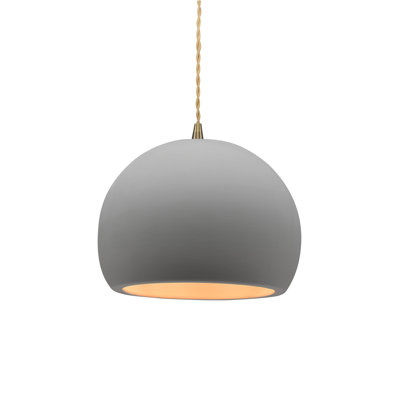 Luminaire suspendu 1 lumière DEL intégré Aschwin