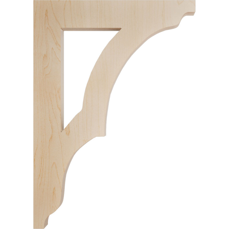 Support en bois Avila, H 12 po x l 1,75 po x P 8,5 po, Érable