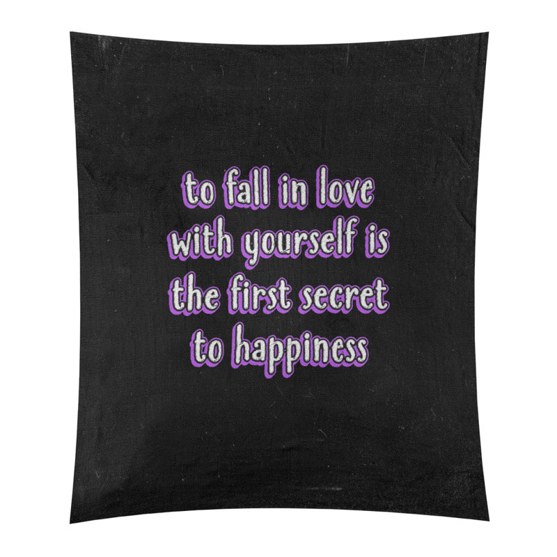 Tapisserie tableau noir en polyester, H 27,5 po x l 37,5 po, Mauve