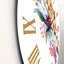 Bouquet avec fleurs sauvages et baies - Horloge murale traditionnelle-60187971