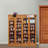 9 Tiers 45 Pairs Storage Free Standing Shoe Rack, Stand Sneakers Bamboo Cabinet for Home Hallway