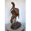 Reproduction de statue en bronze Ayala Outlaw par Remington - Taille: L 18 po x l 10 po x H 32 po.