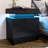 2 - Drawer Nightstand with APP Controlled LED Light and High Gloss Finish-1436207156