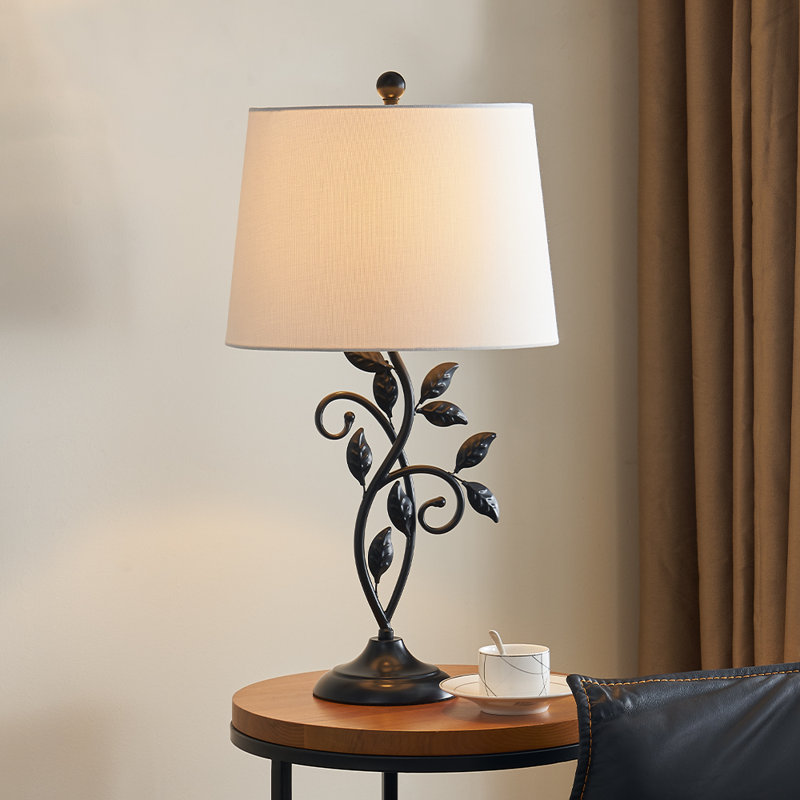 Metal Table Lamp, White