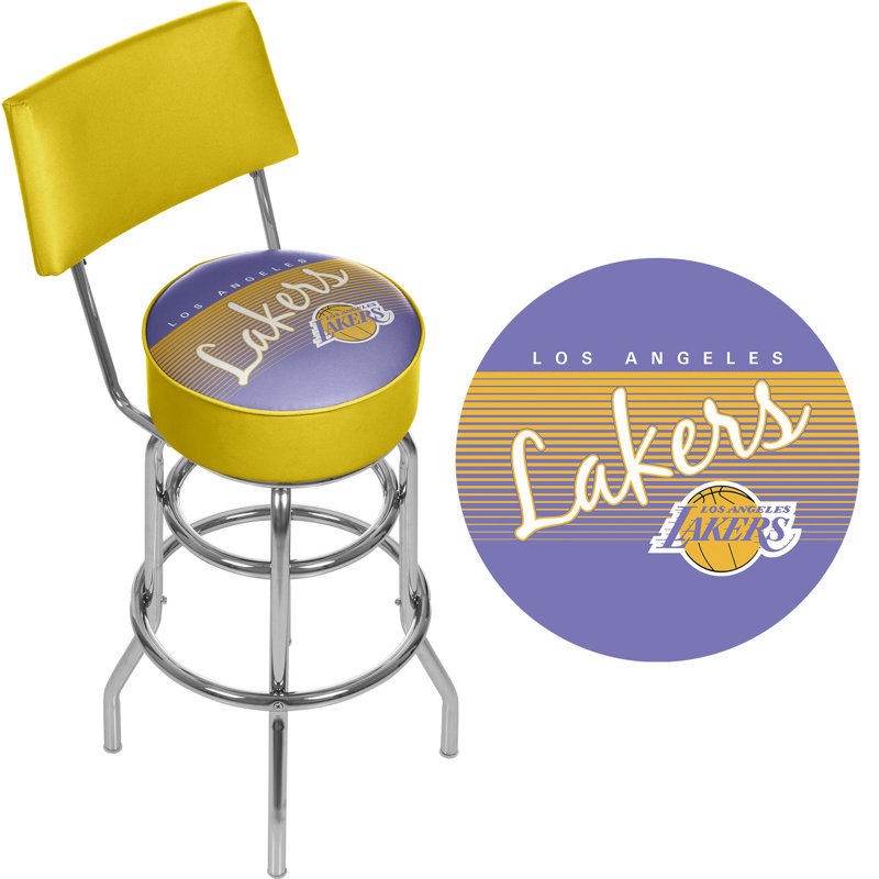 Tabouret de bar pivotant 31 po NBA, Lakers de Los Angeles