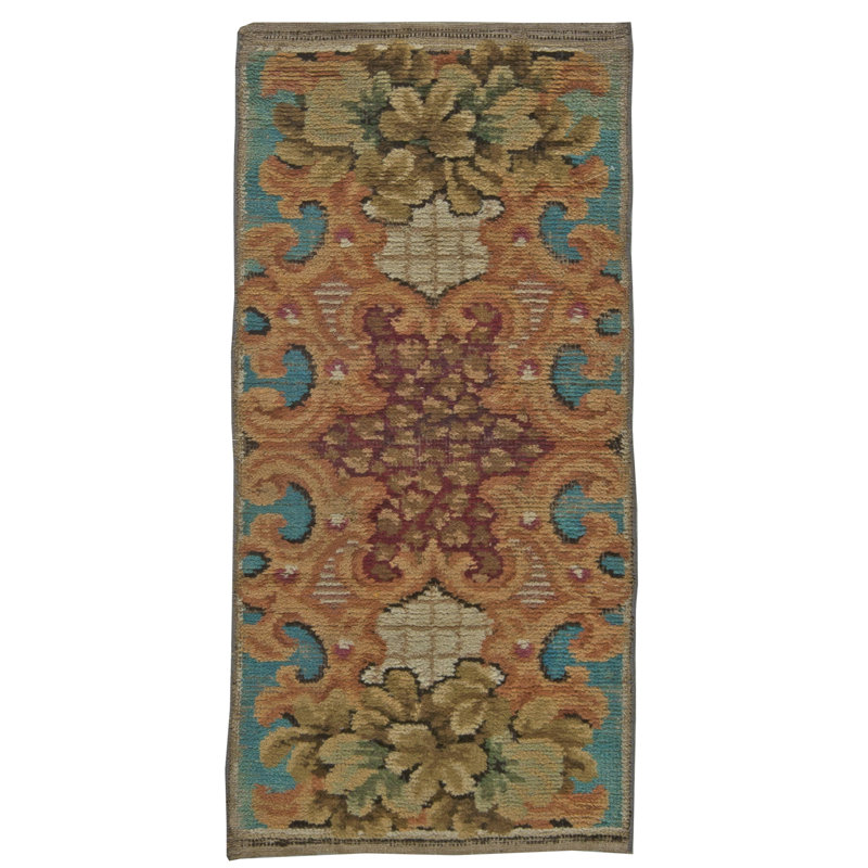 Antique One-of-a-Kind Runner 2'4" X 5'2" Area Rug