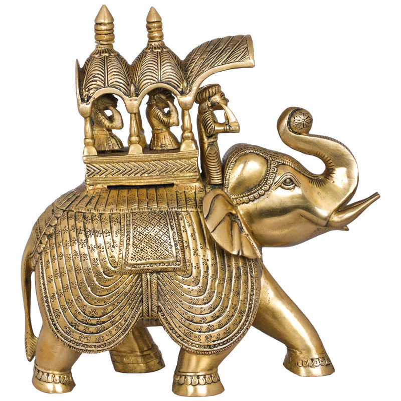 Éléphant royal Palki d'un roi