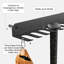Support mural pour battes de baseball, robuste, en acier, pouvant contenir 16 battes de baseball ou de softball, pour abri, garage ou maison.