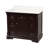 Fossen 42" Single Bathroom Vanity Set with Chocolate Cabinet and Engineered Marble Countertop-1299984124-1230142612