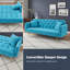 71 " Velvet Sofa Bed-1516013076