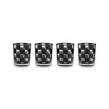 Blue Check Acrylic Tumblers
