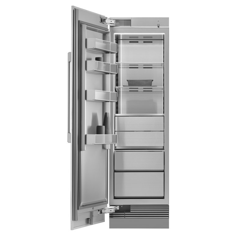 Left Column Panel Kit, Contemporary, Silver Stainless, 24"
