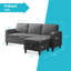 4 Seater Linen Sofa-1884420344