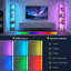 RGB CCT Corner Shelf Floor Lamp, 4 Tier LED Storage Light with Remote & Music Sync