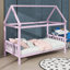 Lit simple de style maison avec tête et pied de lit-1890436067
