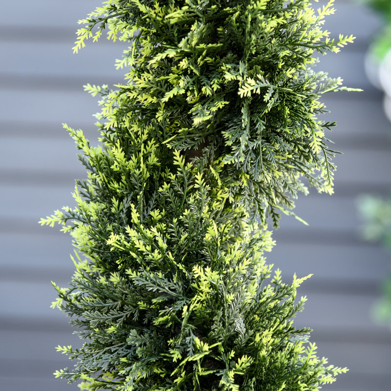 Charleston 90cm Faux Cedar Topiary in Pot