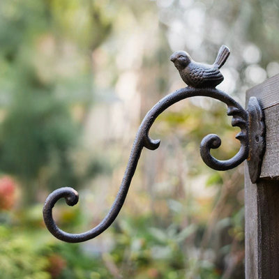 Rustic Cast Iron Bird Wall Hook