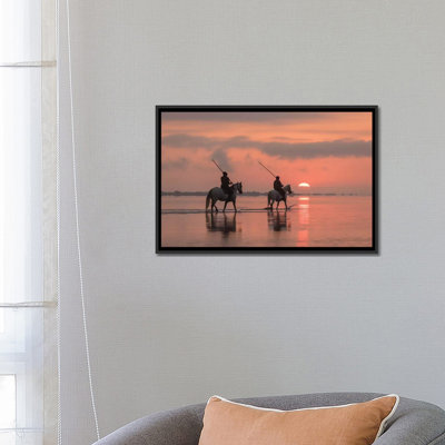 « white anges of camargue x », reproduction de photo sur toile