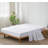 MooMee Flat Sheet 100% Washed Cotton Linen Like Textured Breathable Lightweight-107894580-107894589