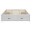 Grand lit plateforme avec 6 tiroirs de rangement, blanc antique-1601254534-1601254555
