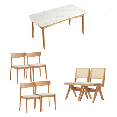 Ensembles de table de salle à manger simples et modernes