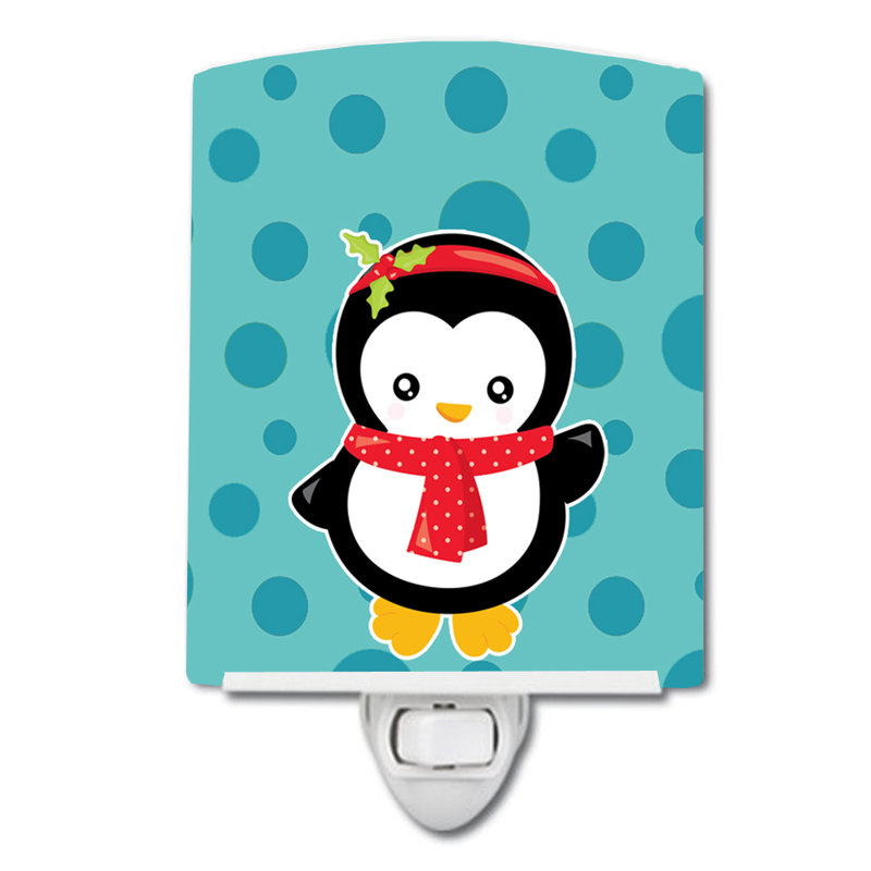 Silloth Penguin Ceramic Night Light