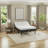 Cozy Small Bedroom Or Guest Nook Twin Adjustable Platform Bed Base Solid Steel Matte Black Head Up Only