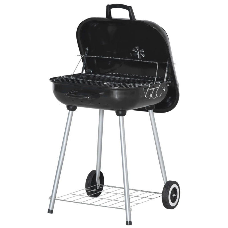 Luch 56cm W Barrel Charcoal Grill