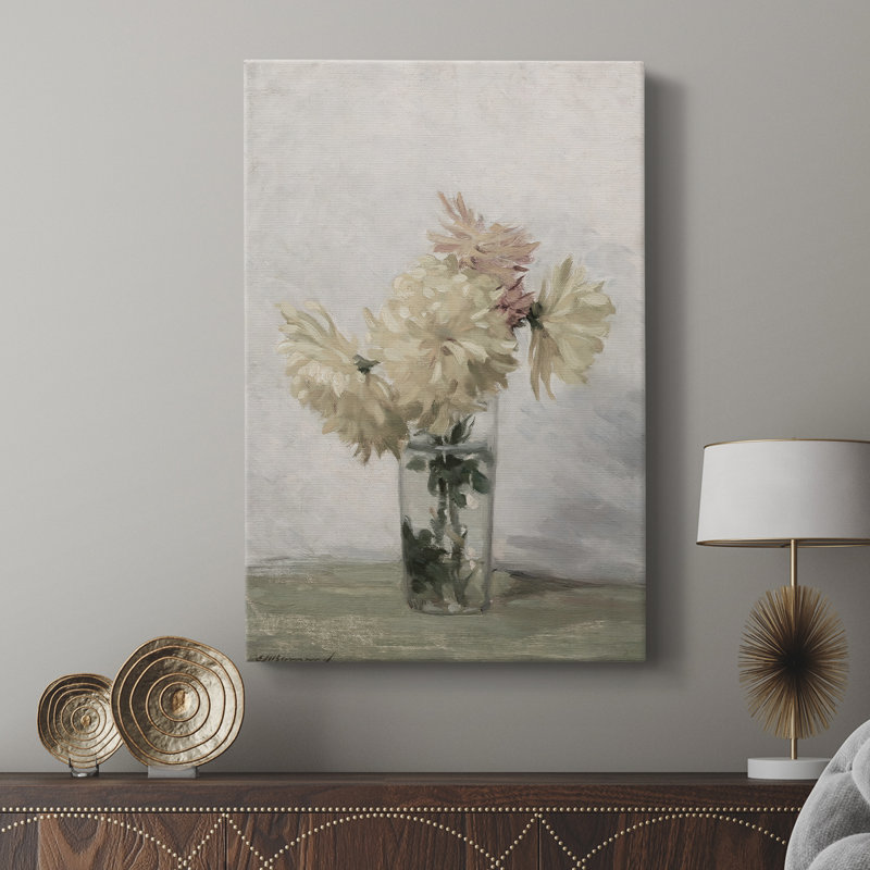 Imprimé floral rétro CII - galerie Cavas, H 48 po x l 32 po