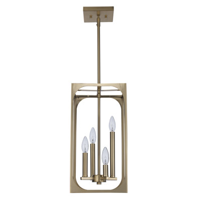 Luminaire suspendu cage 4 lumières Marieliese