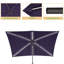Parasol de 120 po Dorain-859663812