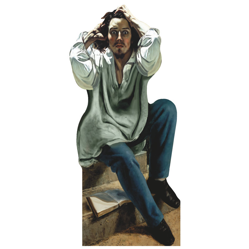 Gustave Courbet carton debout