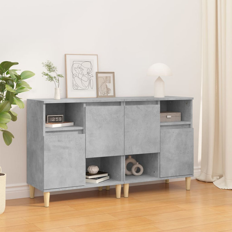 Derron 60cm Sideboard, Concrete Grey