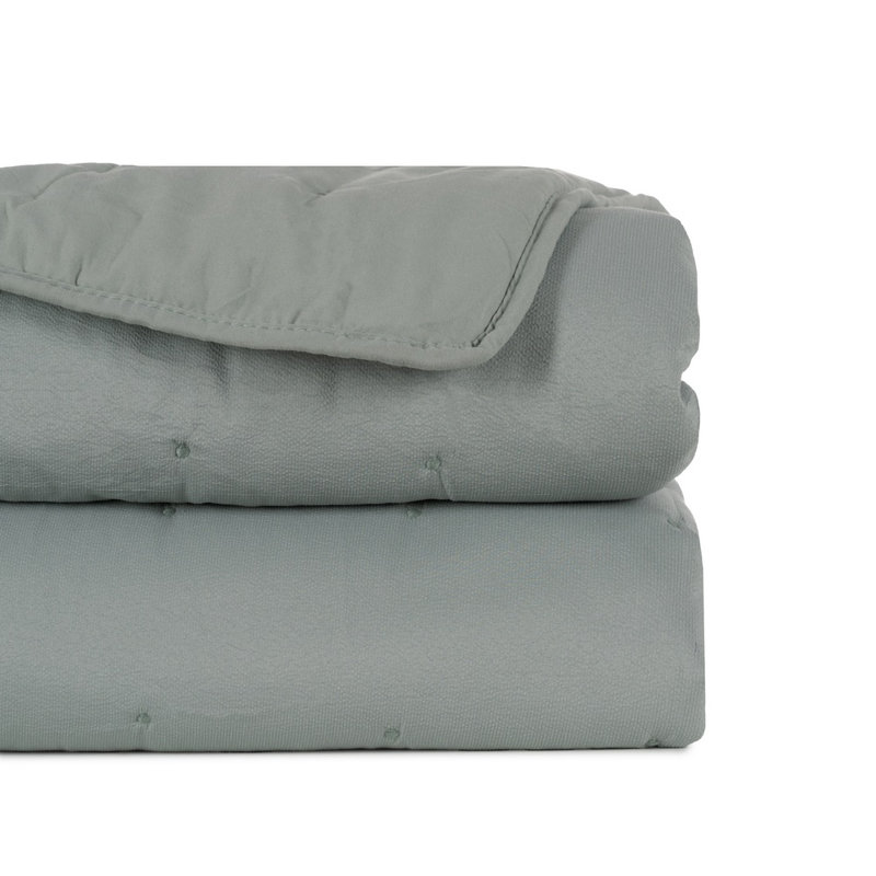 Polyester Solid Colour Bedding, Green, W260 x L180cm