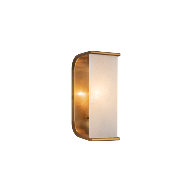 Abbott Bath Sconce, Vintage Brass