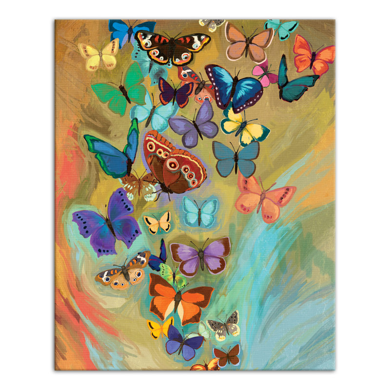 " Butterfly Explosion ", 20" H x 16" W x 1.25" D