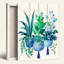 «Gallery Wrap», art mural sur toile pour le salon, la chambre à coucher, le bureau ou le vestibule - décoration murale décorative avec suspension botanique-128996084-128996086